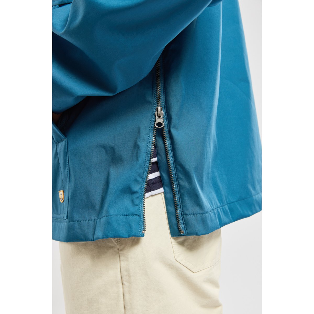 Vareuse déperlante en coton bleu glacial, ARMOR-LUX