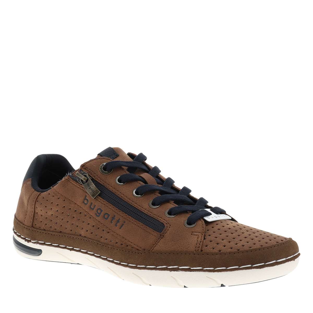 Sneakers 321-ASG05-5500 talon plat marron, BUGATTI