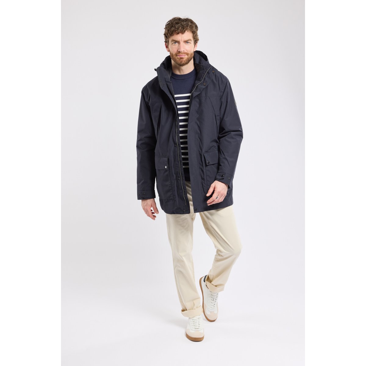 Parka Sympatex® imper-respirante HARBOURG navy, BERMUDES