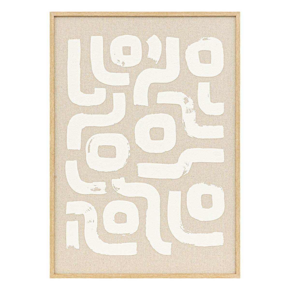 Décoration murale 3D DISA beige, ATMOSPHERA