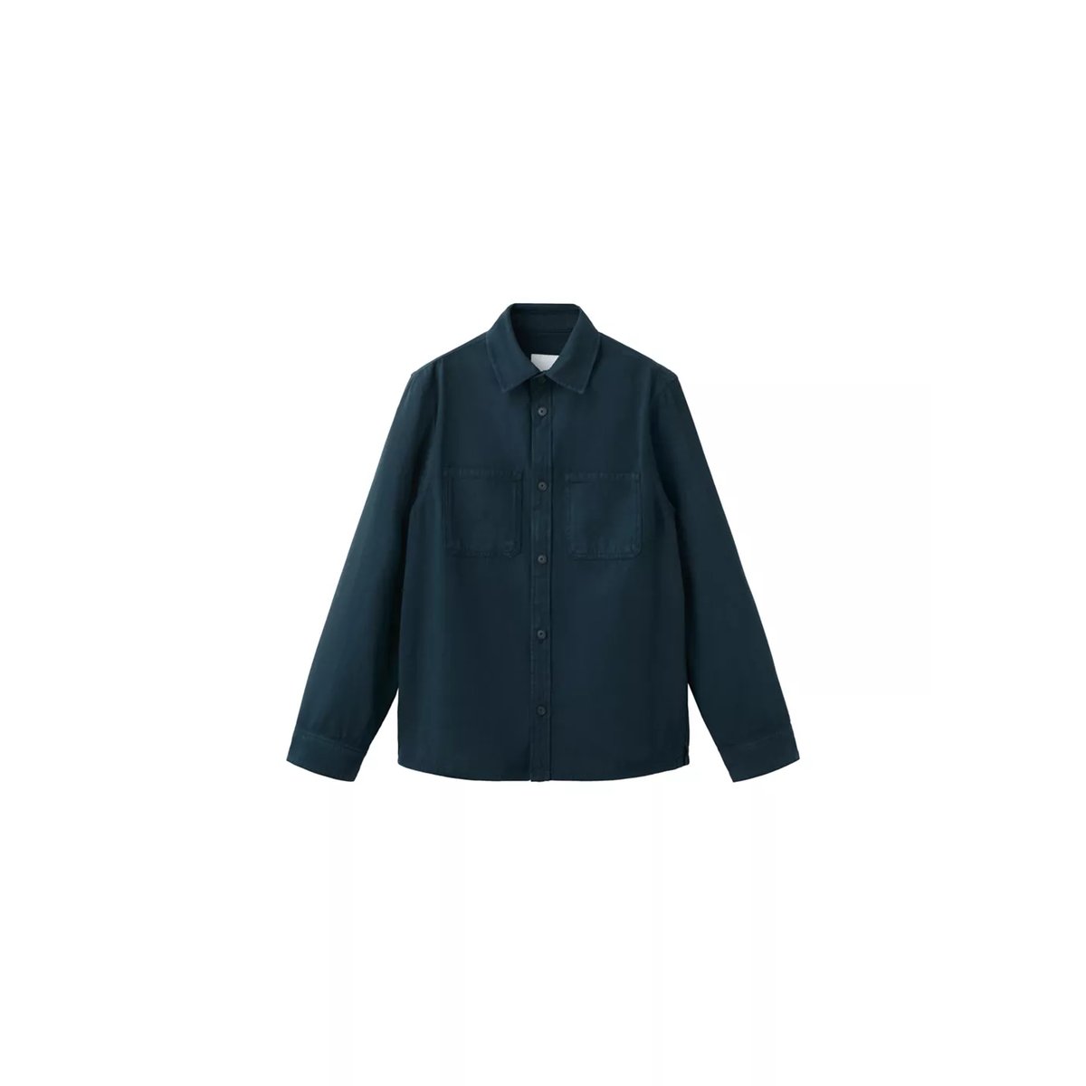Surchemise 100 % coton poches bleu marine, MANGO MAN