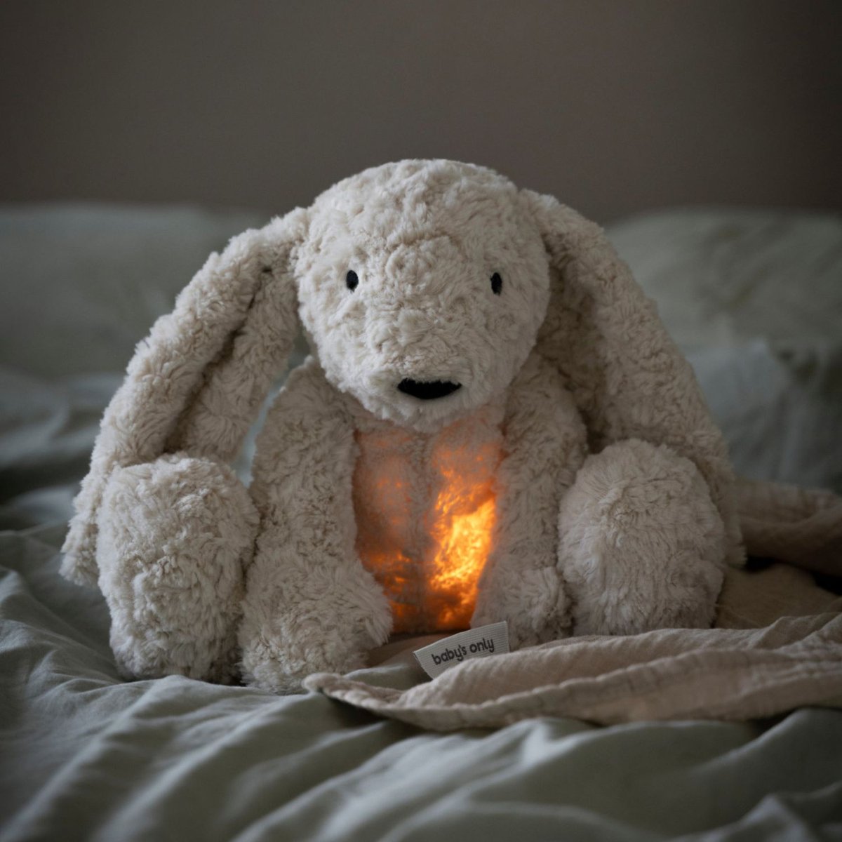 Veilleuse avec entraîneur de sommeil ecru, noir, BABY'S ONLY