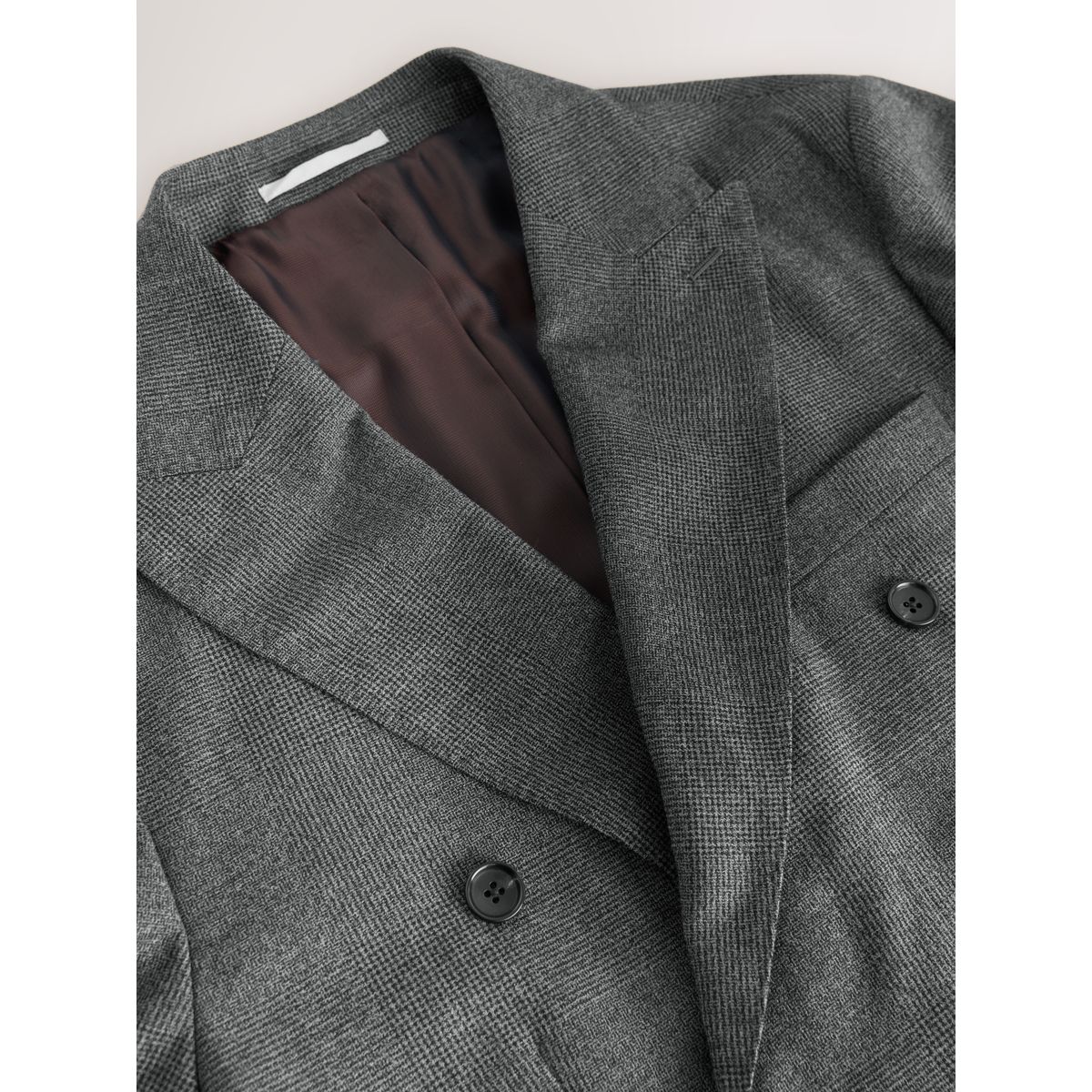 Veste de costume en laine mélangée à carreaux gris, NEXT