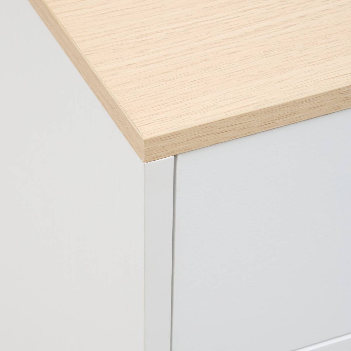 Console rectangulaire avec tiroirs LUMA blanc, 5FIVE SIMPLY SMART