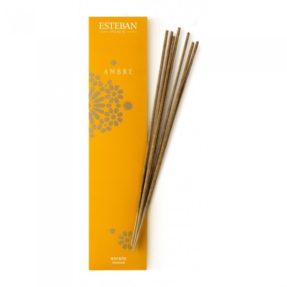 Parfum d'intérieur - Encens indiens 20 bâtonnets ambre multicolore, ESTEBAN