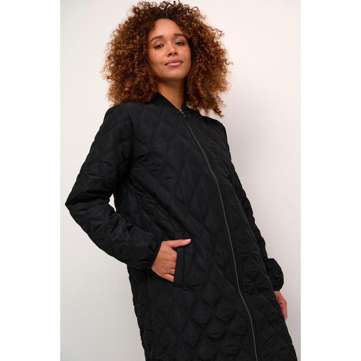 Manteau noir black deep, KAFFE
