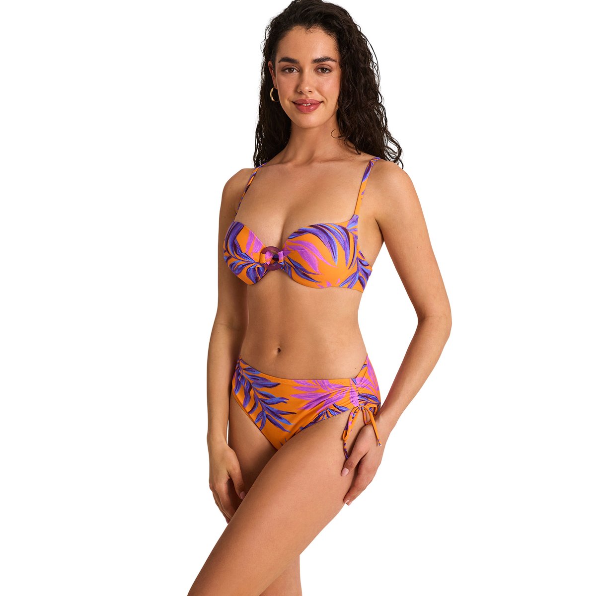 Haut maillot de bain préformé armaturé CALYPSO orange, SELMARK MARE