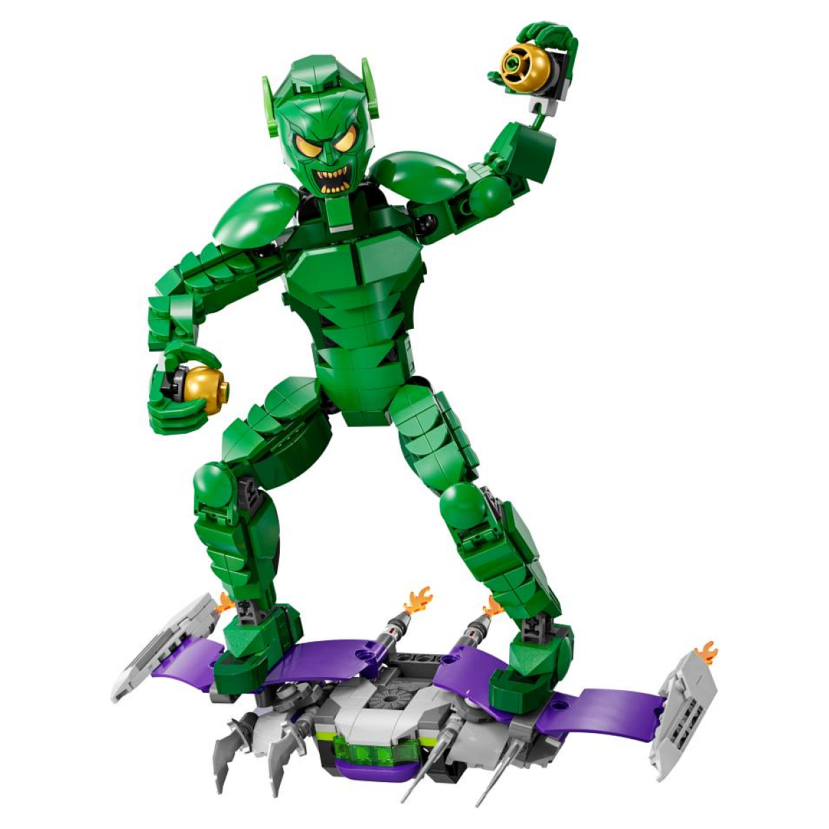 LEGO Marvel - Figurine du Bouffon Vert à construire - 76284 pour les jeunes super-héros multicolore, LEGO