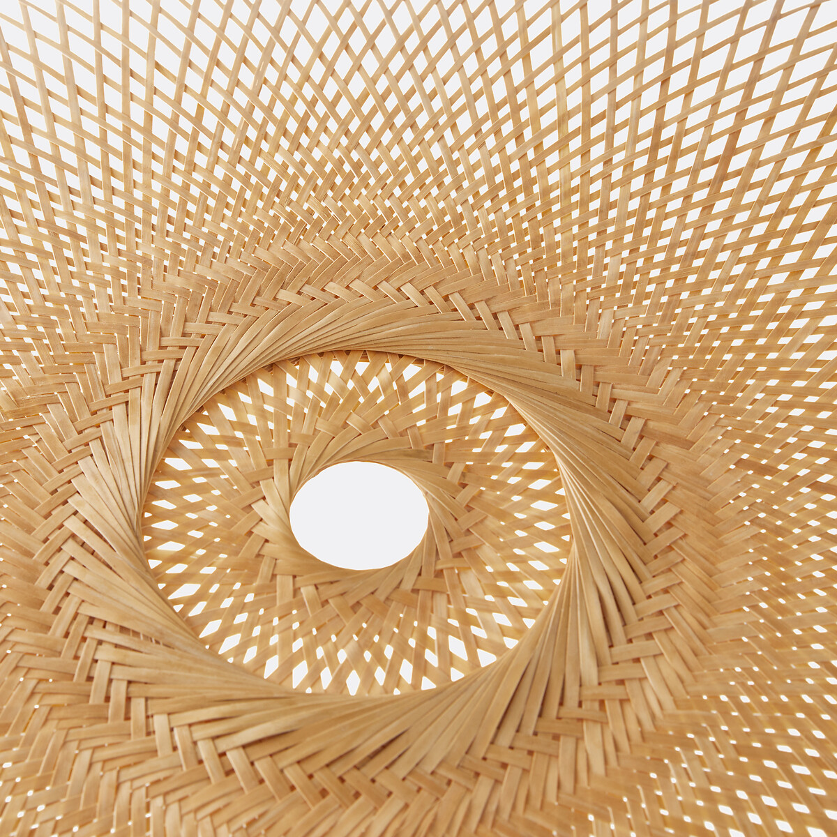 Ezia Lightweight 100cm Diameter Bamboo Ceiling Light Shade natural, LA REDOUTE INTERIEURS