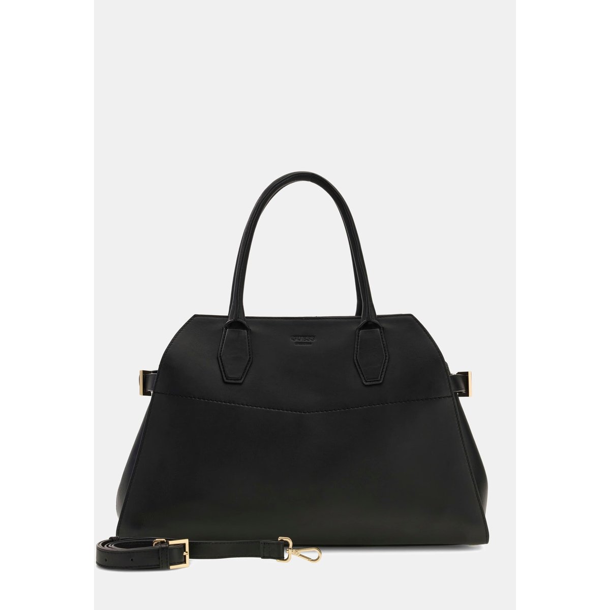 Sac À Main En Cuir Véritable Liza noir, GUESS