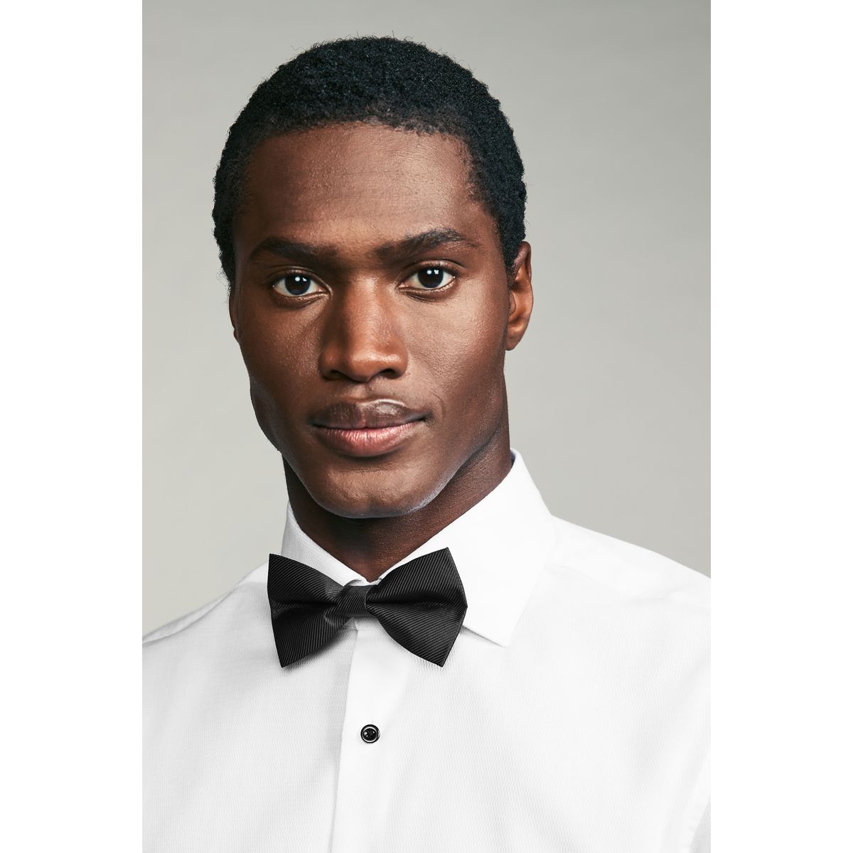 Chemise à poignet et nœud papillon, ensemble nœud papillon blanc texturé/noir, NEXT