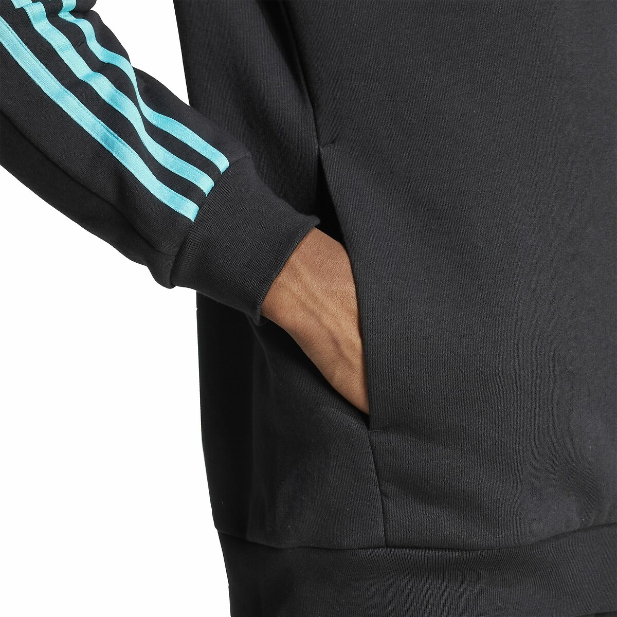 Sweat à capuche zippé Mercedes-AMG Petronas Formul noir, adidas Performance