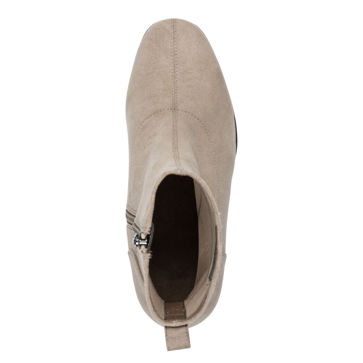 Bottine talon bloc gris, TAMARIS