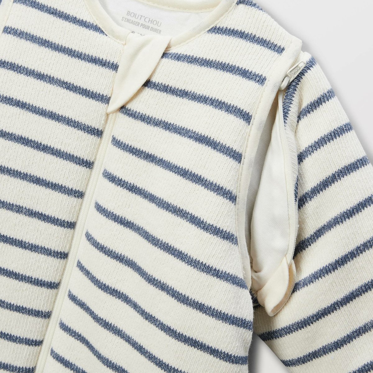 Gigoteuse marinière TOG 3,5 en coton BIO pierre bleue, BOUT'CHOU