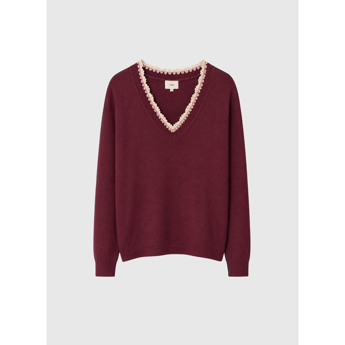 Pull NALEY grenat, AN'GE
