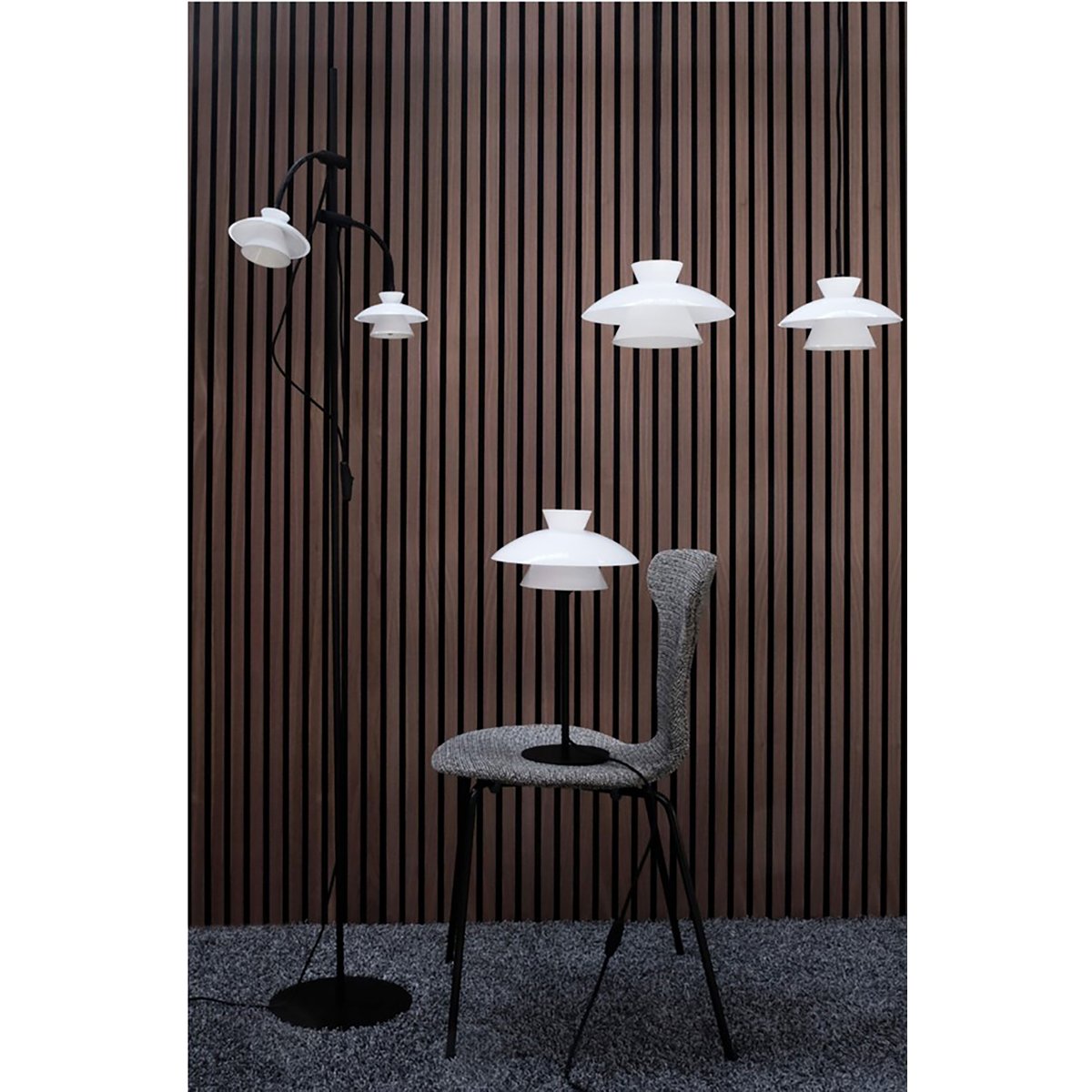 Lampe à poser en Verre VALBY noir, DYBERG LARSEN