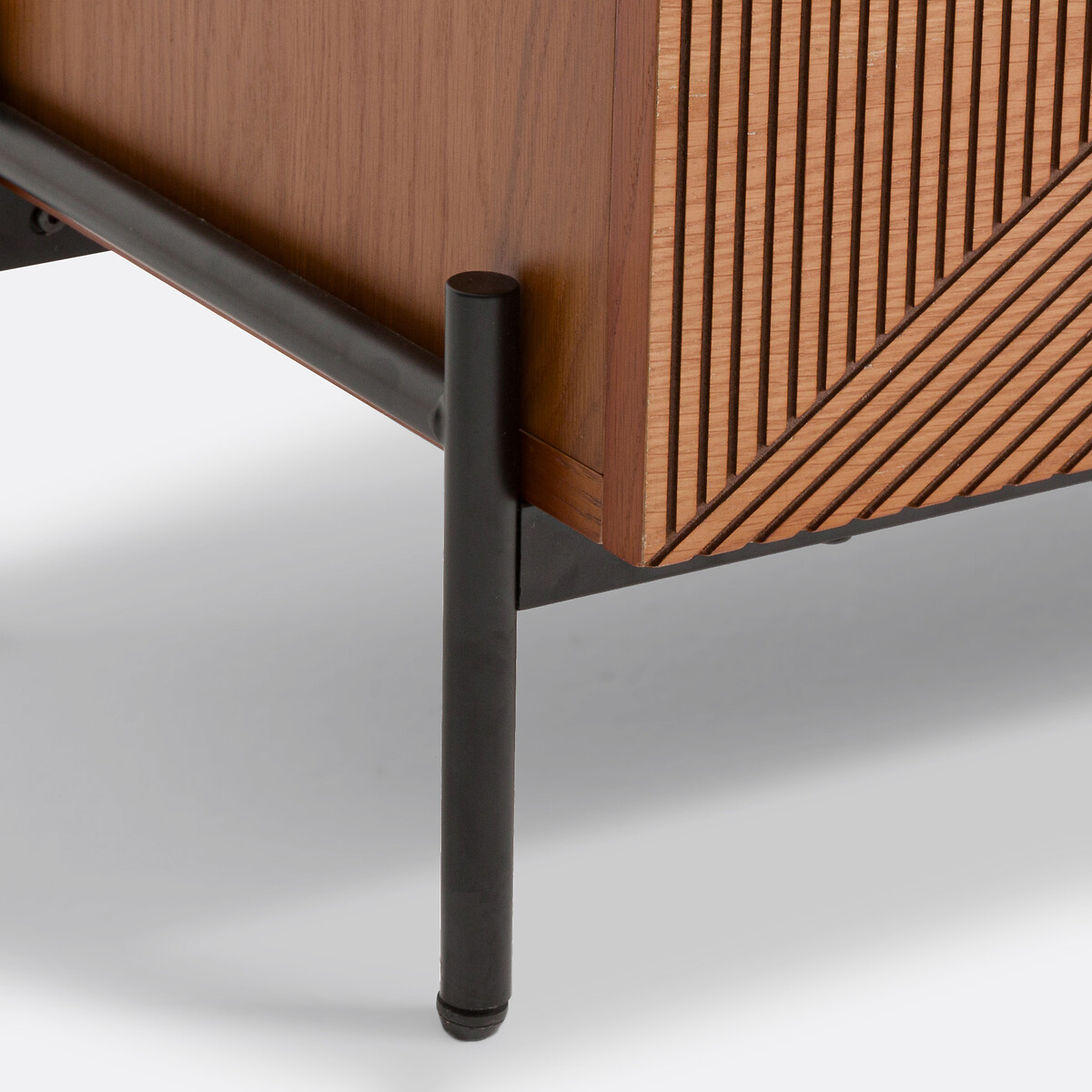 Meuble TV hifi vintage, Lodge coloris noyer, LA REDOUTE INTERIEURS