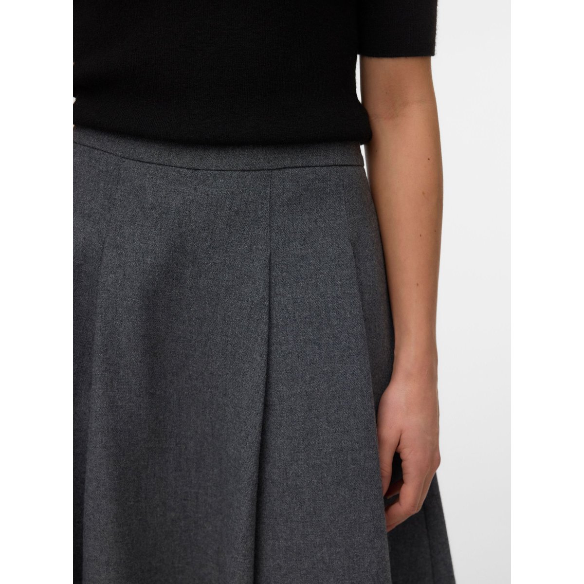 Jupe grise - medium grey melange 1, VERO MODA