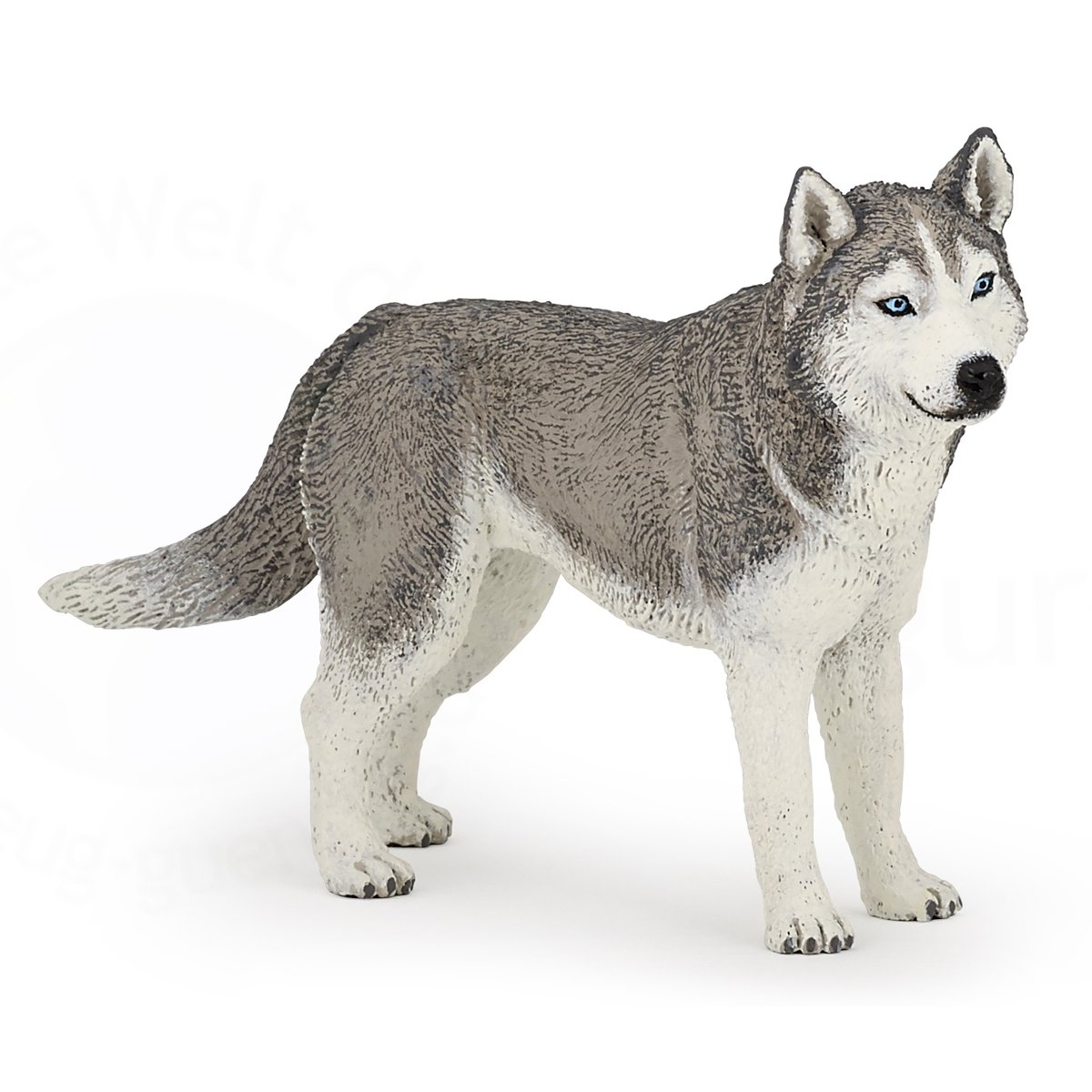 Figurine Husky de Sibérie gris, PAPO