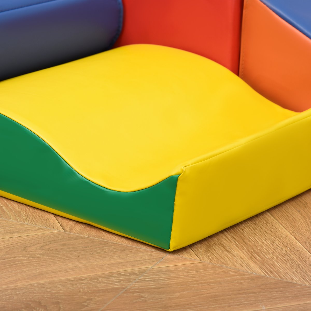 7 blocs de construction en mousse XXL multicolore, HOMCOM