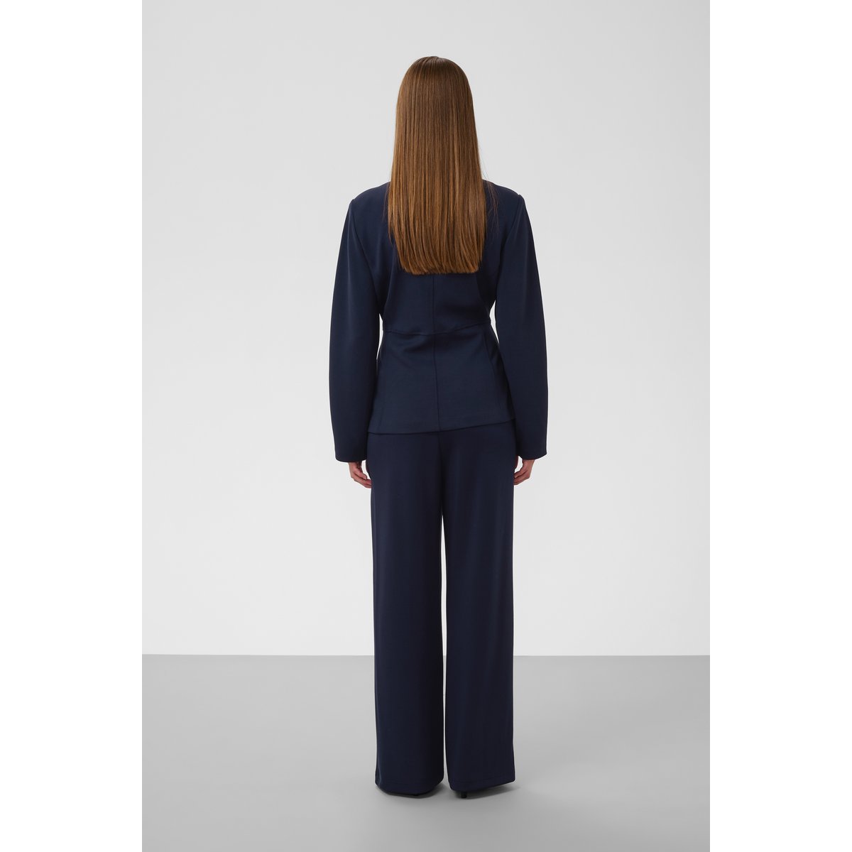 Pantalon Tricoté bleu night sky, SOAKED IN LUXURY