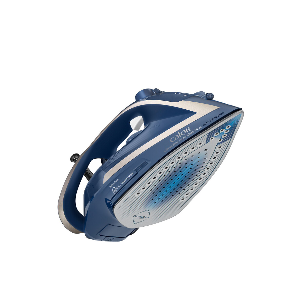 Fer à vapeur Ultragliss Anticalc Plus FV6830C0 bleu/argent, CALOR