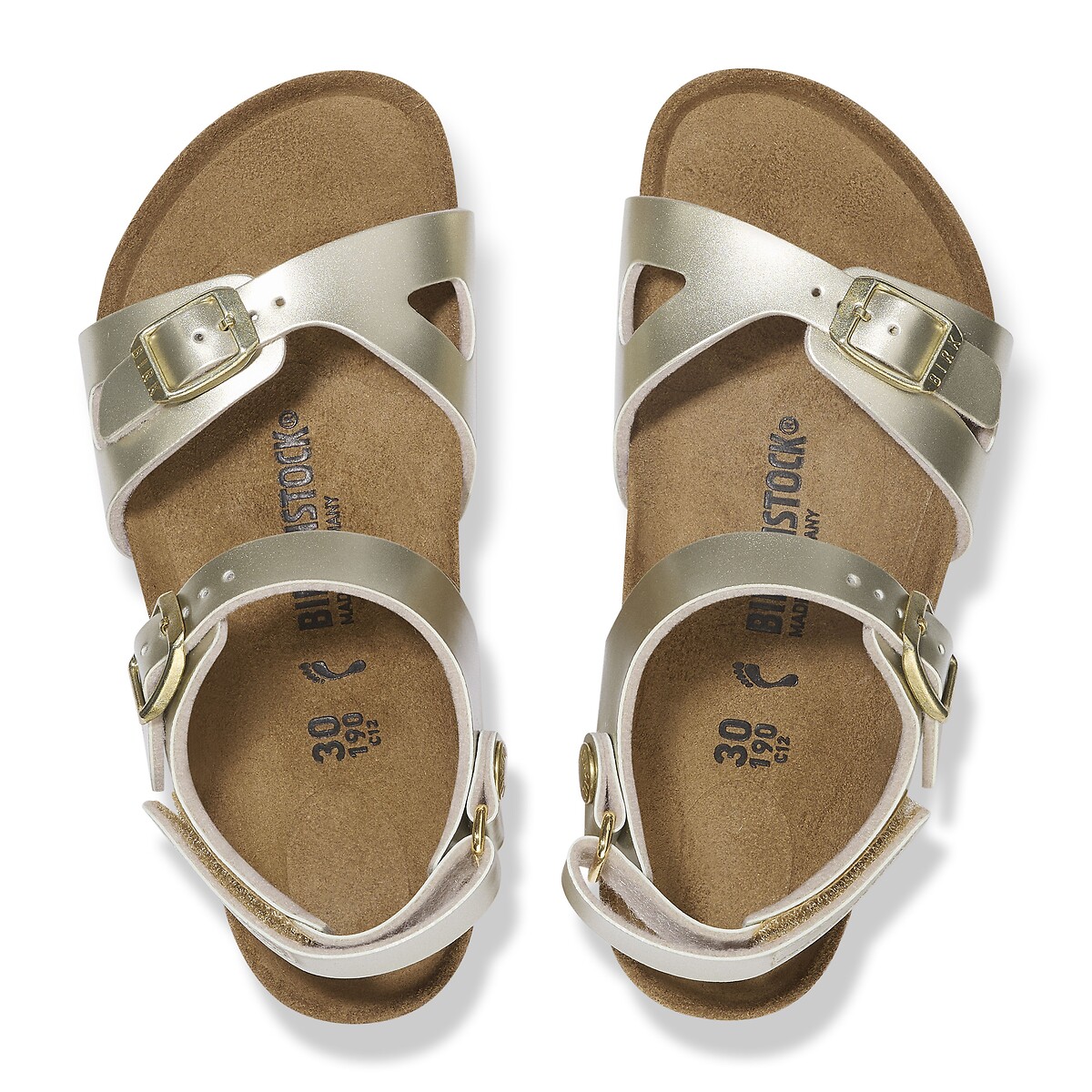 Kids Rio Sandals with Heel Strap gold-coloured, BIRKENSTOCK