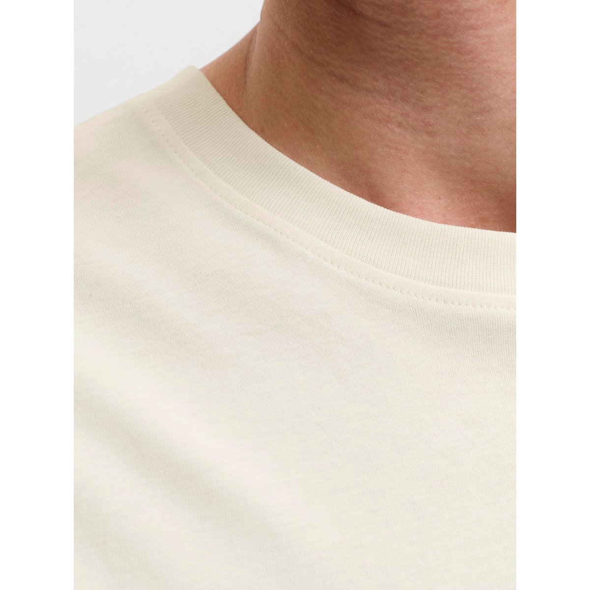 T-Shirt antique white, JACK & JONES