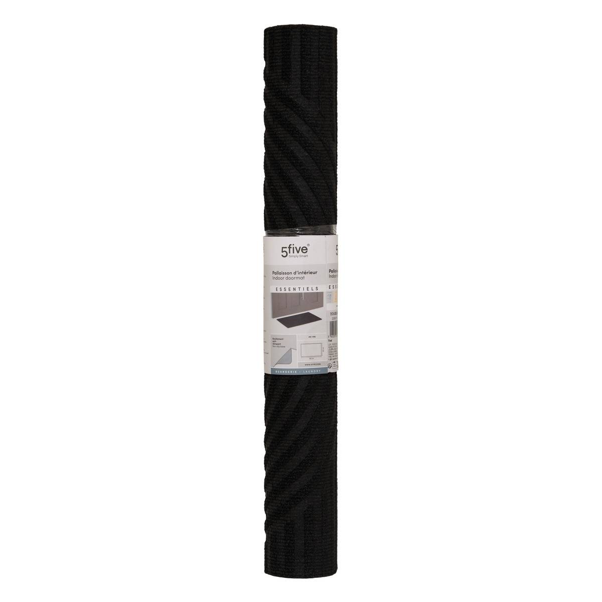 Paillasson 60 x 90 cm noir, 5FIVE SIMPLY SMART