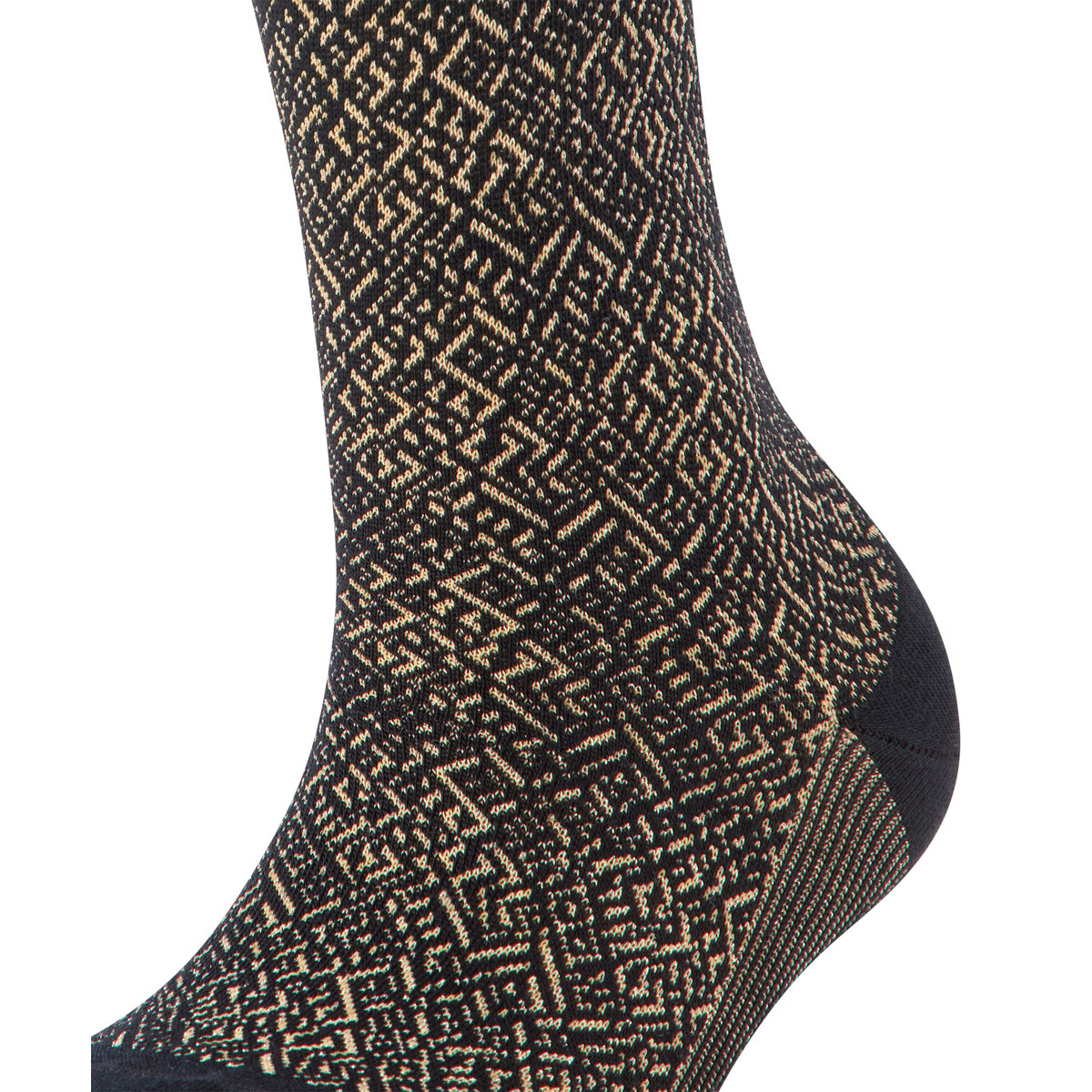 Mi-bas Snow Glitter noir, FALKE