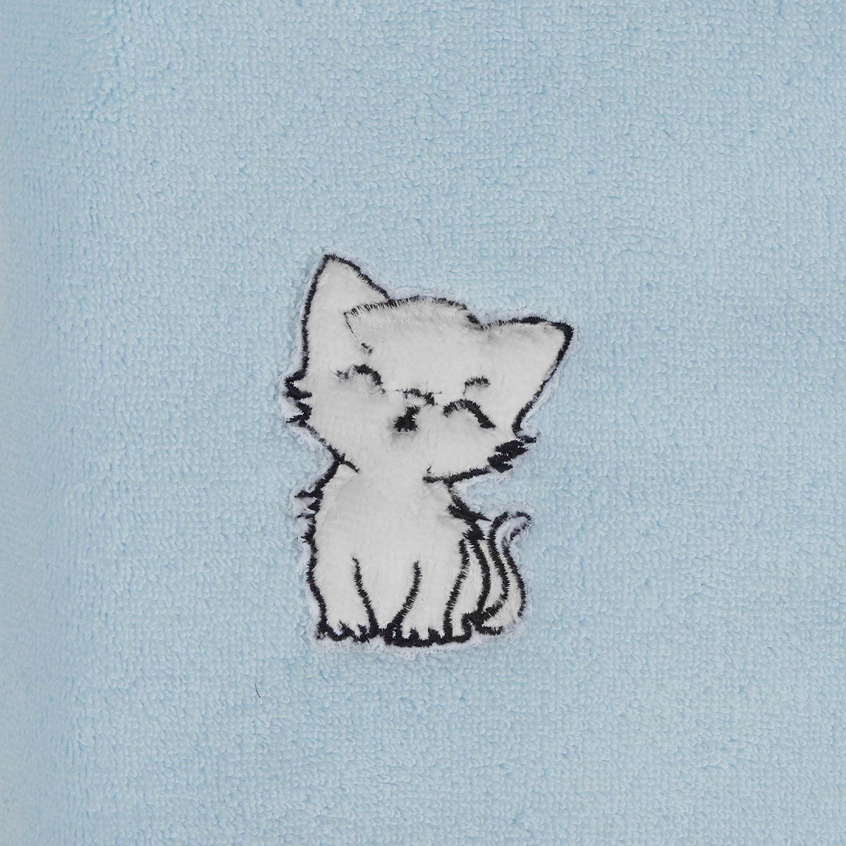 Plaid polaire doux & chaud MINOU MIAOU anthracite, SENSEI MAISON