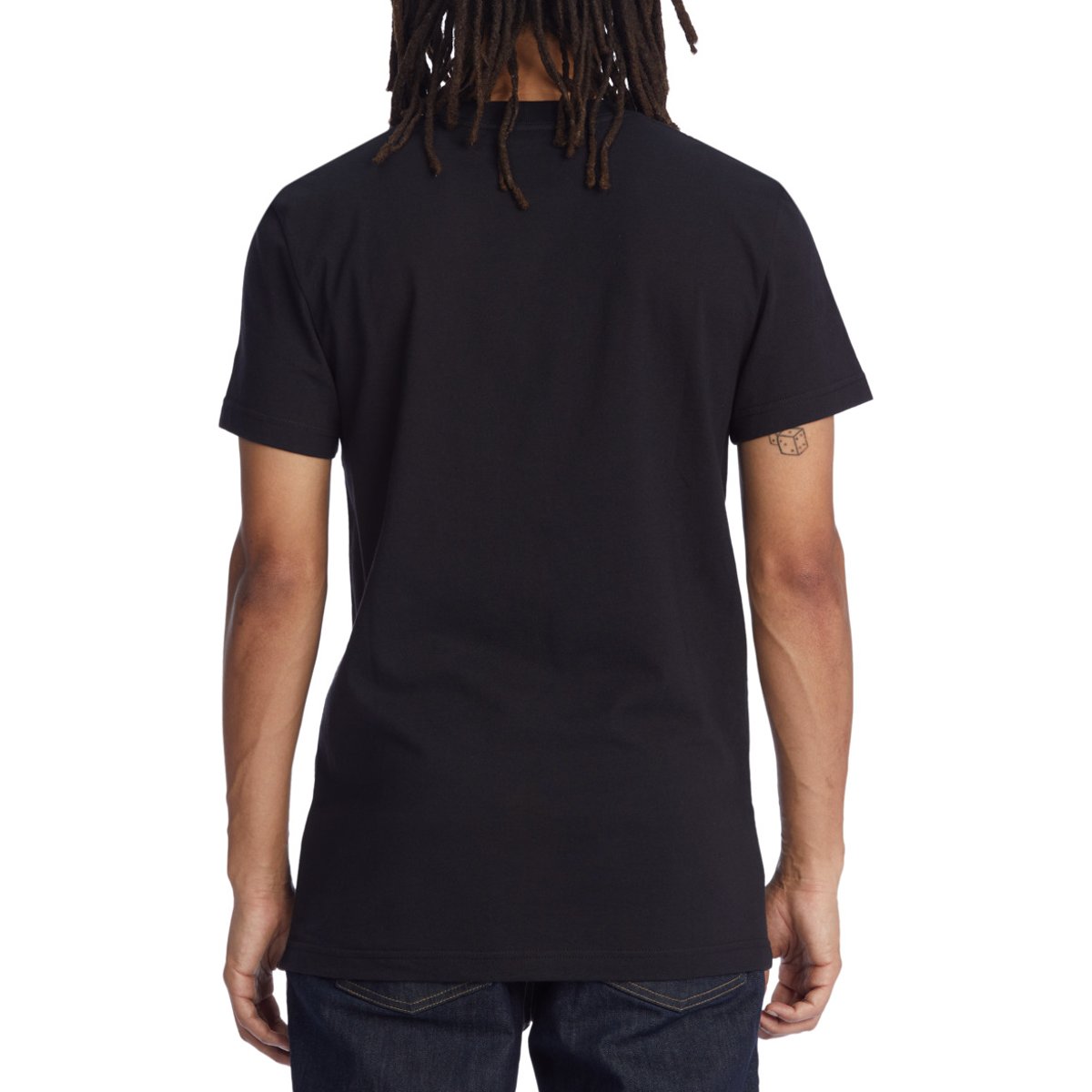 T-shirt STAR BEVELLED. noir black, DC SHOES