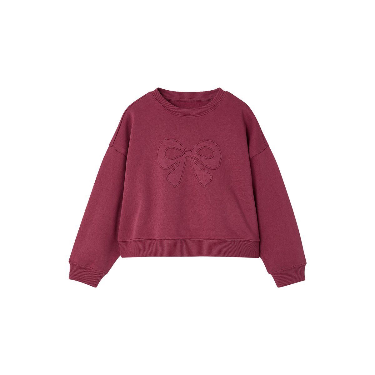 Ensemble sweat et pantalon jogging prune, VERTBAUDET