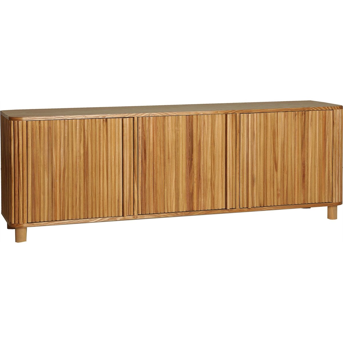 Meuble tv en bois style scandinave bois naturel clair, RECOLLECTION