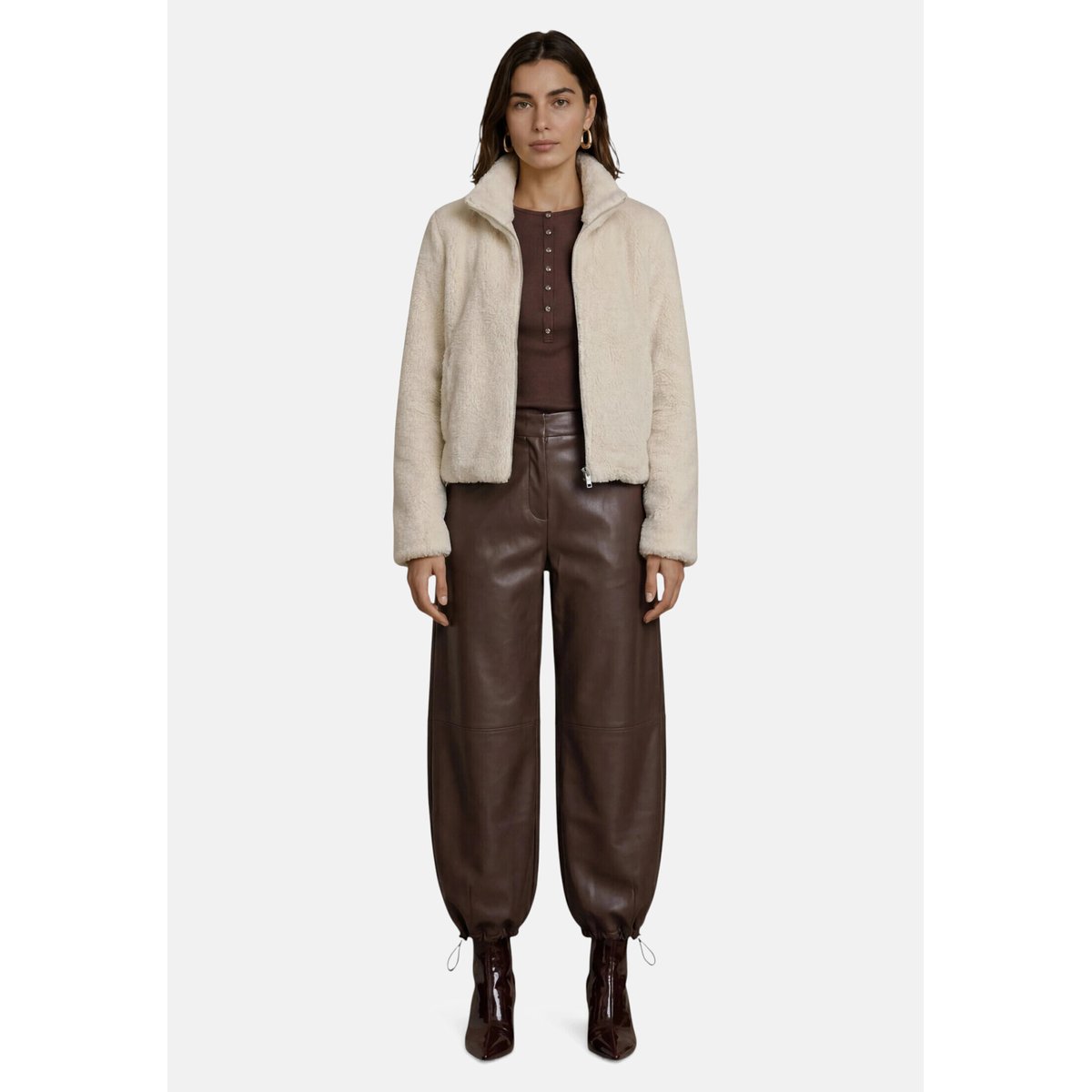 Veste douillette à col montant french oak, ZERO
