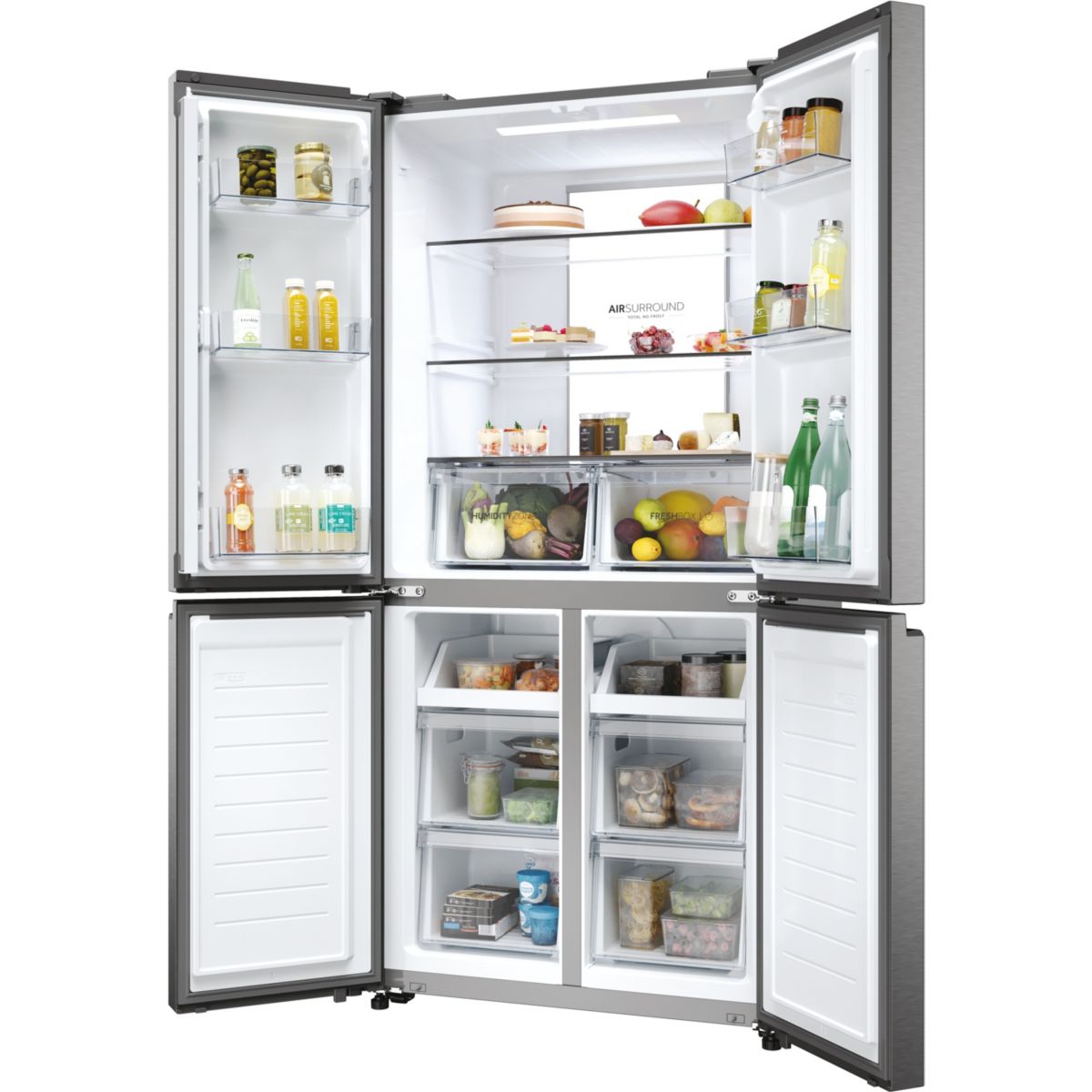 Réfrigérateur multi portes HCR7818DNMM couleur unique, HAIER