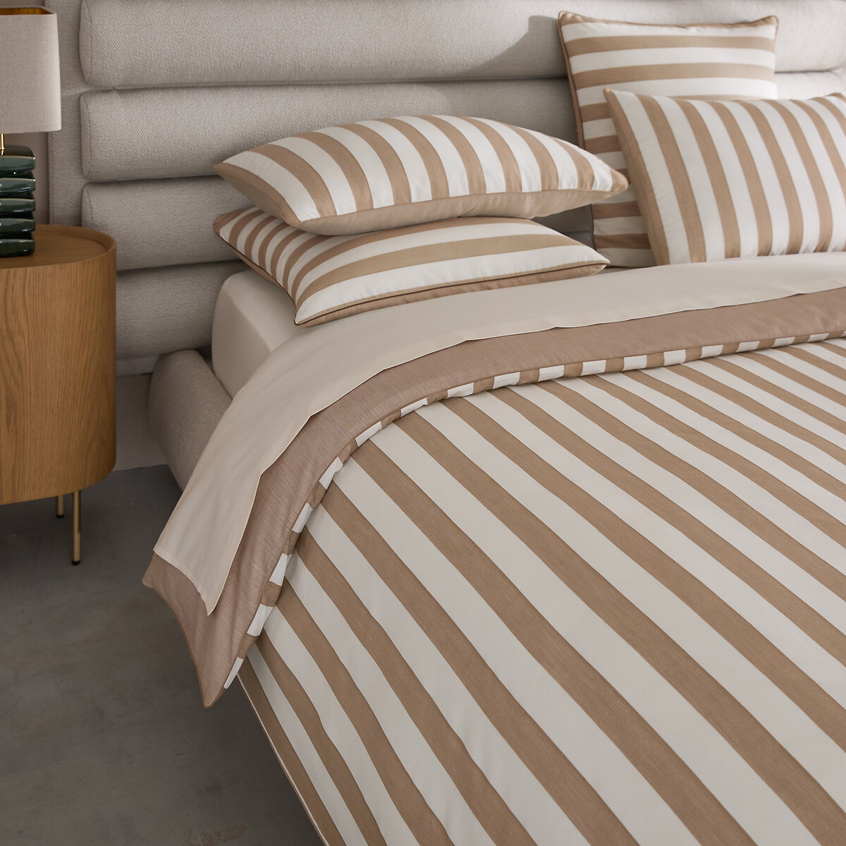 Duvet Cover in Cotton Percale, Bleuenna chestnut, AM.PM