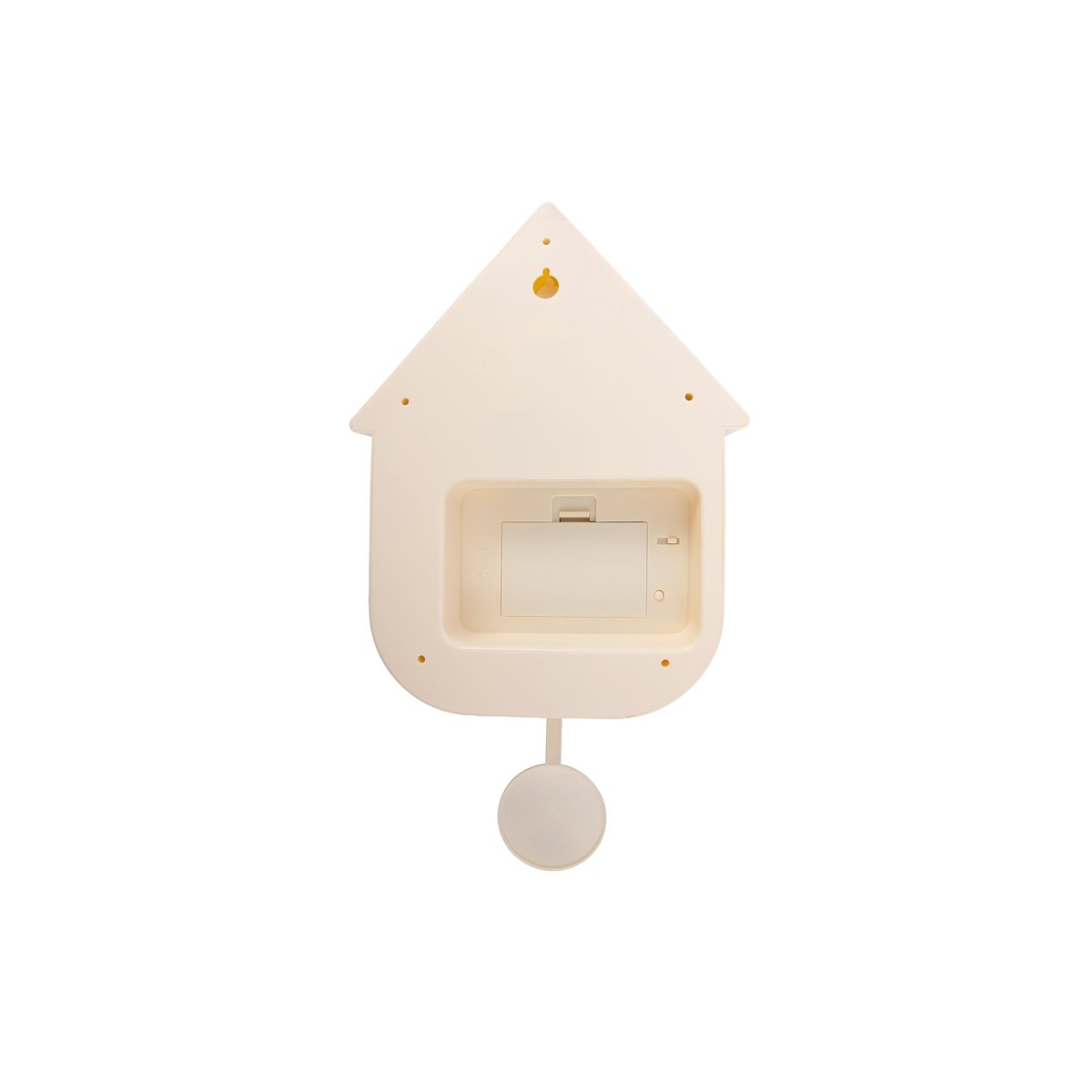 Horloge Murale Plastique MODERN CUCKOO crème, KARLSSON