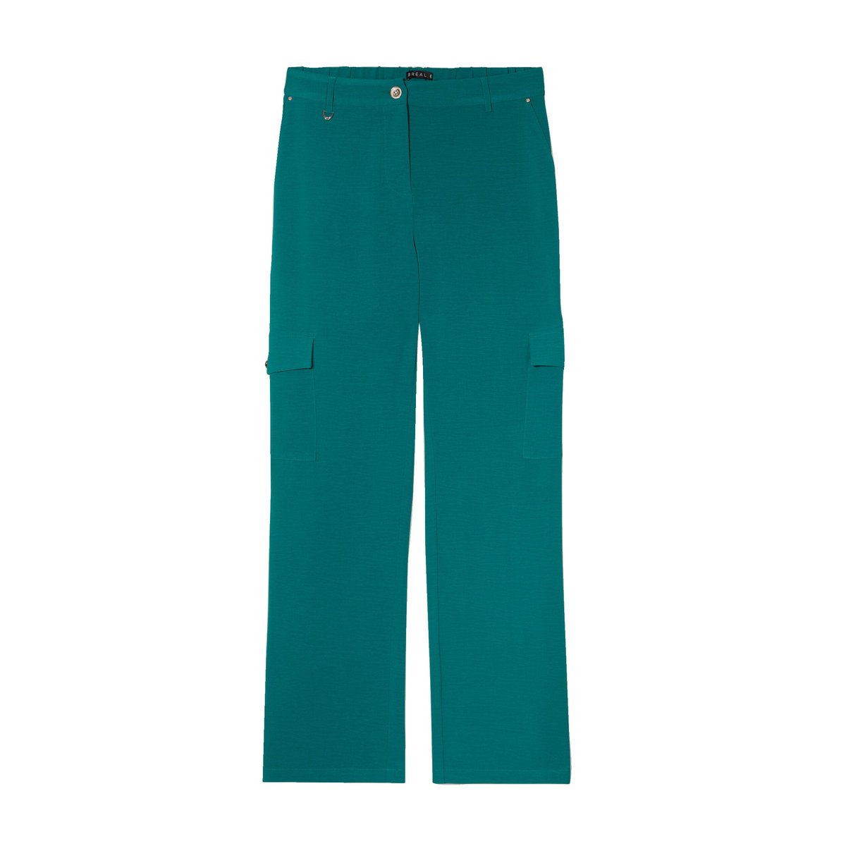 Pantalon flou cargo 7/8ème vert, BREAL