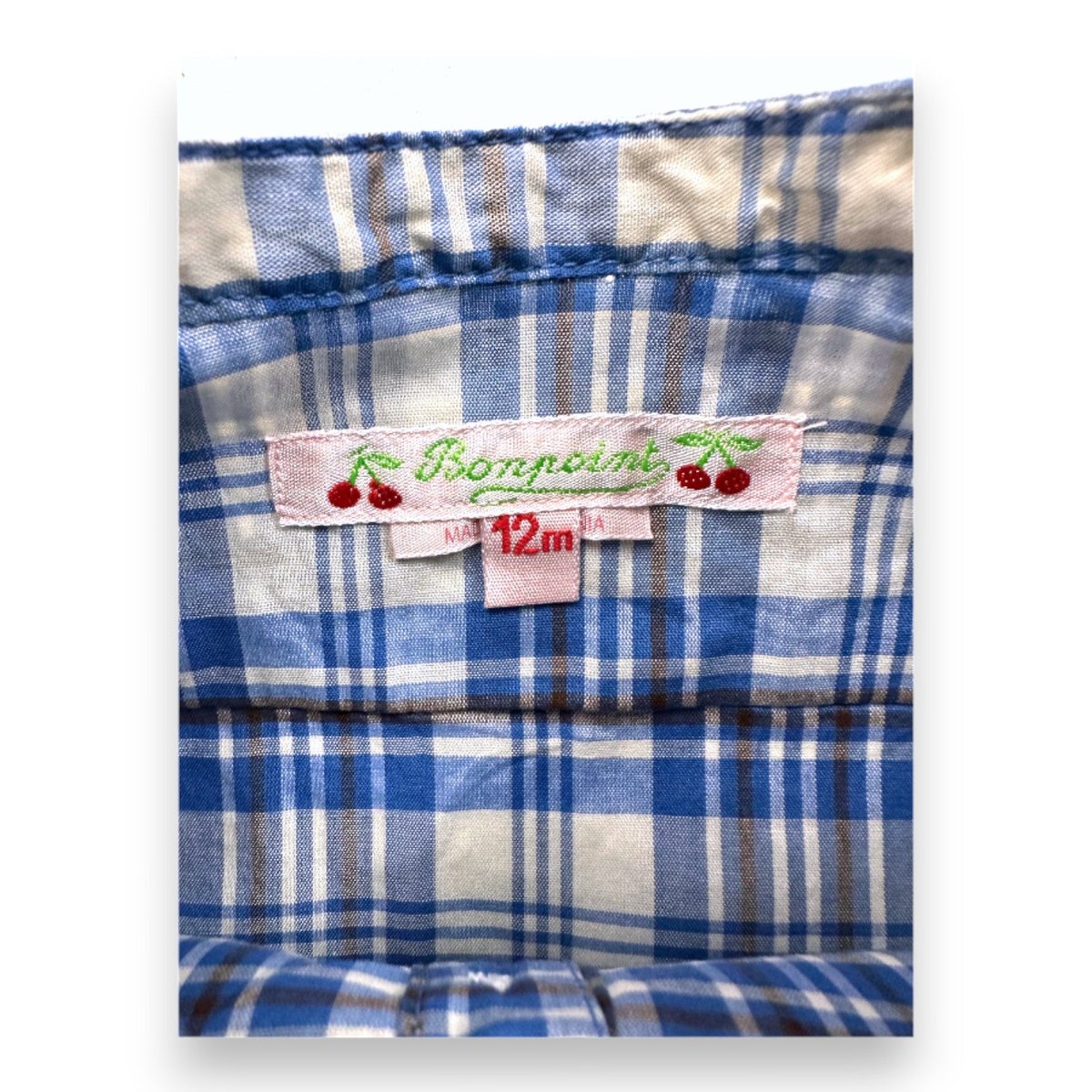 Chemise bébé - Très bon état bleu, BONPOINT