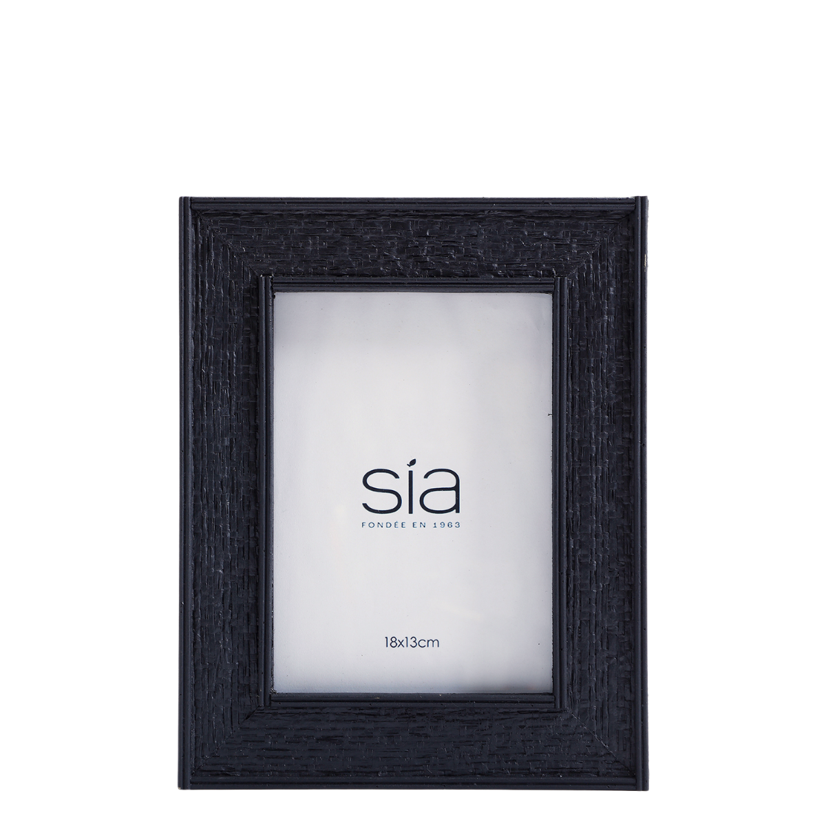 Cadre photo en pin H25 CANOPY noir, SIA DECO