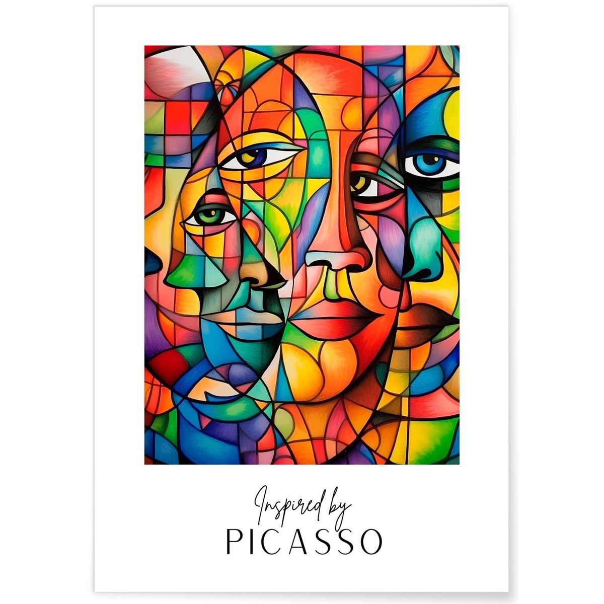 Affiche Picasso n°14 blanc, L'AFFICHERIE