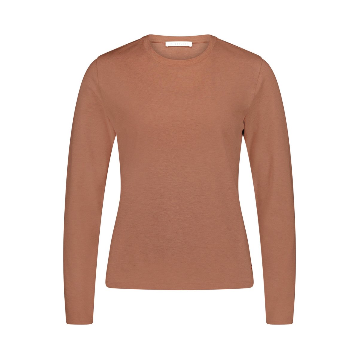 Haut casual à encolure ronde dark brown melange, BETTY & CO