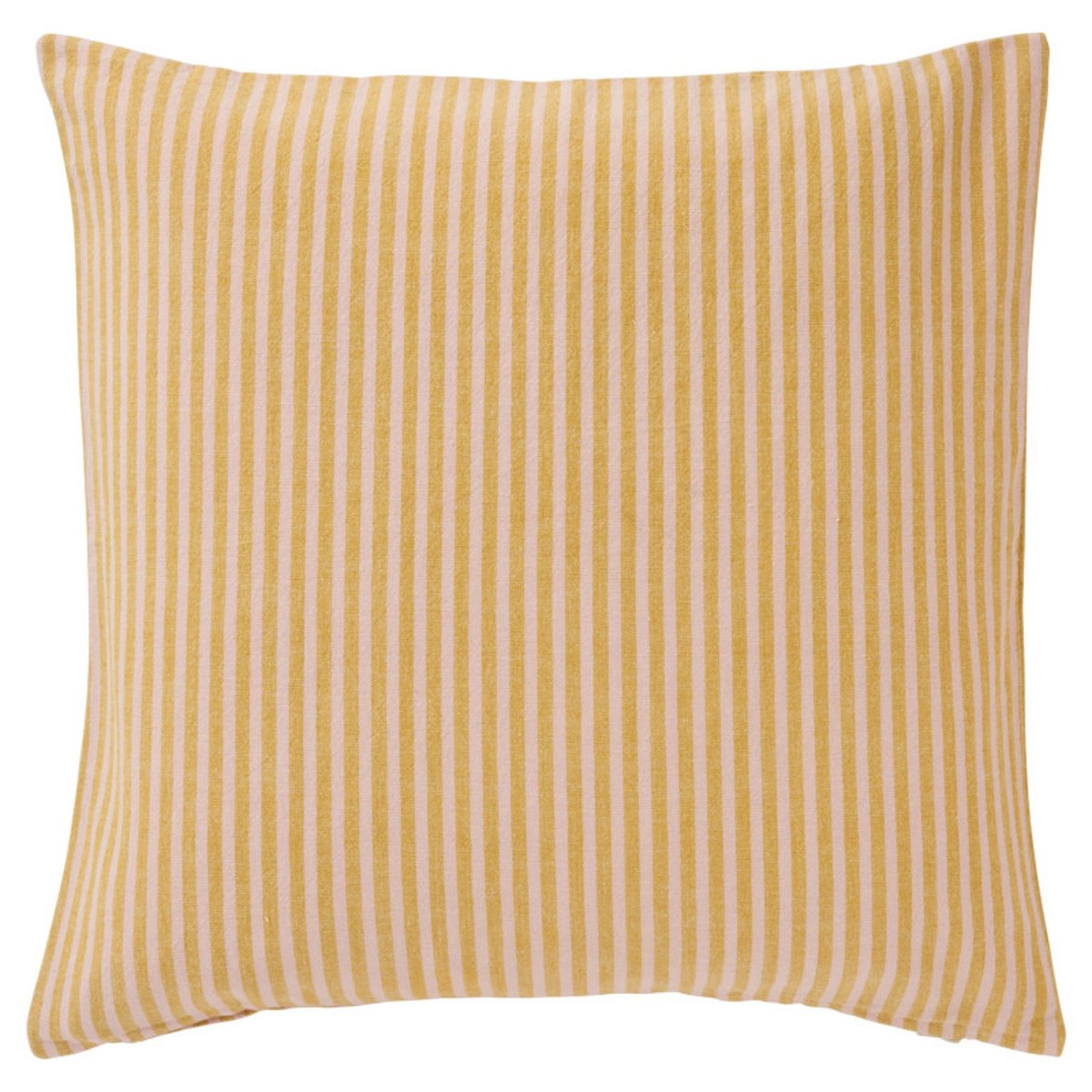 Housse de coussin coton rayé jaune moutarde, IB LAURSEN