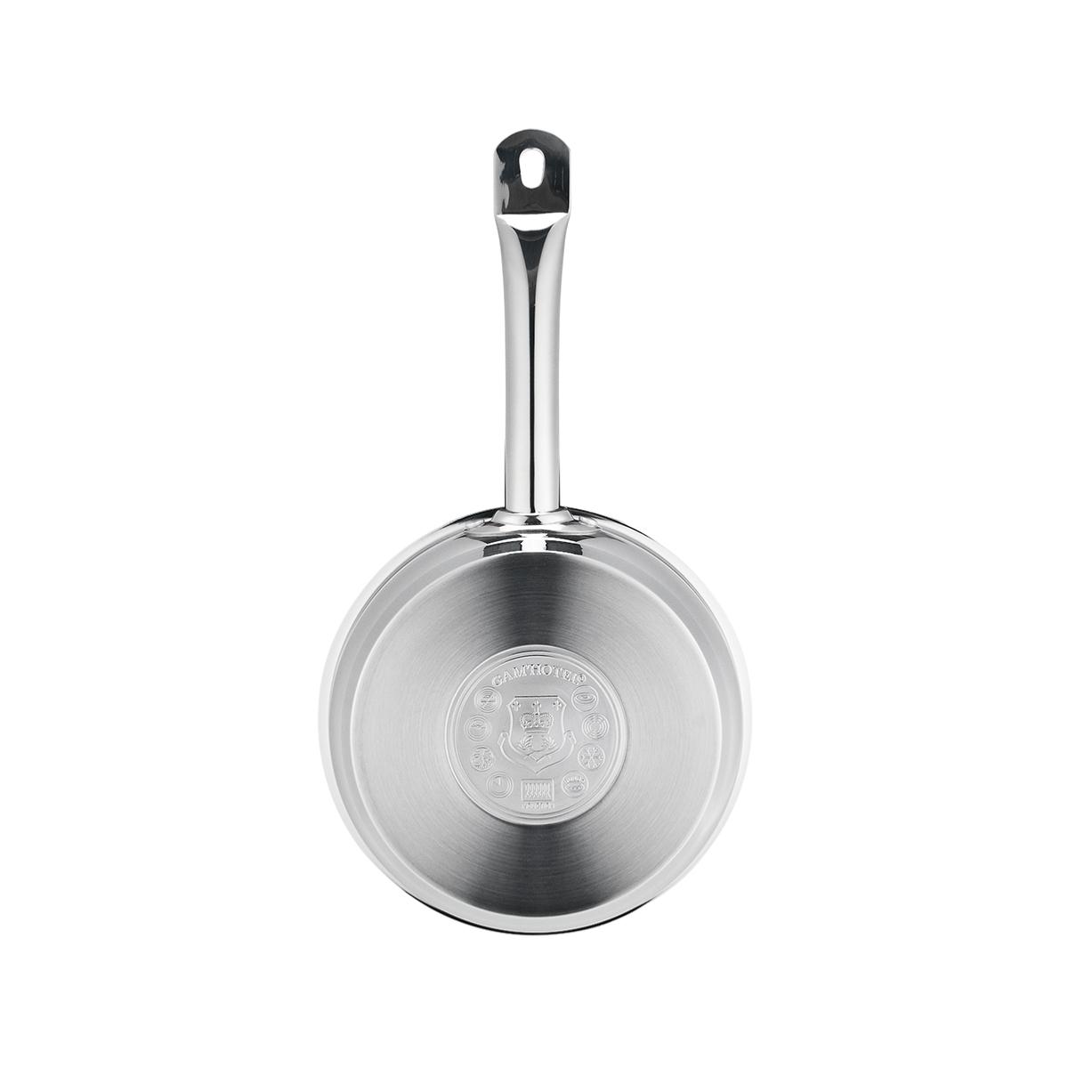 Poêle inox 20x5cm induction couleur unique, GAM HOTEL