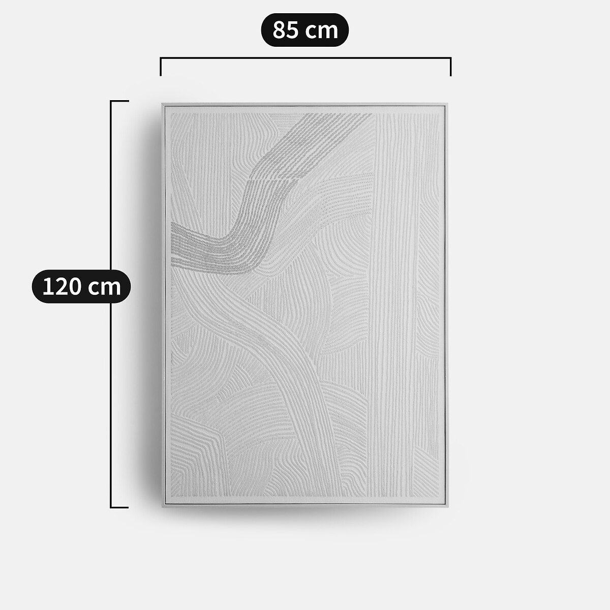3D-geprint schilderij, breedte 85 x hoogte 120 cm, DUNA zand, LA REDOUTE INTERIEURS