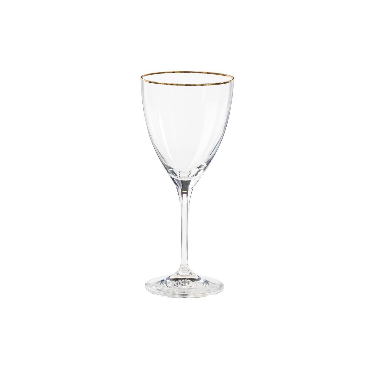 Set 6 Verres Vin avec Filet Doré Sensa, Casafina by COSTA NOVA clear-gold, COSTA NOVA