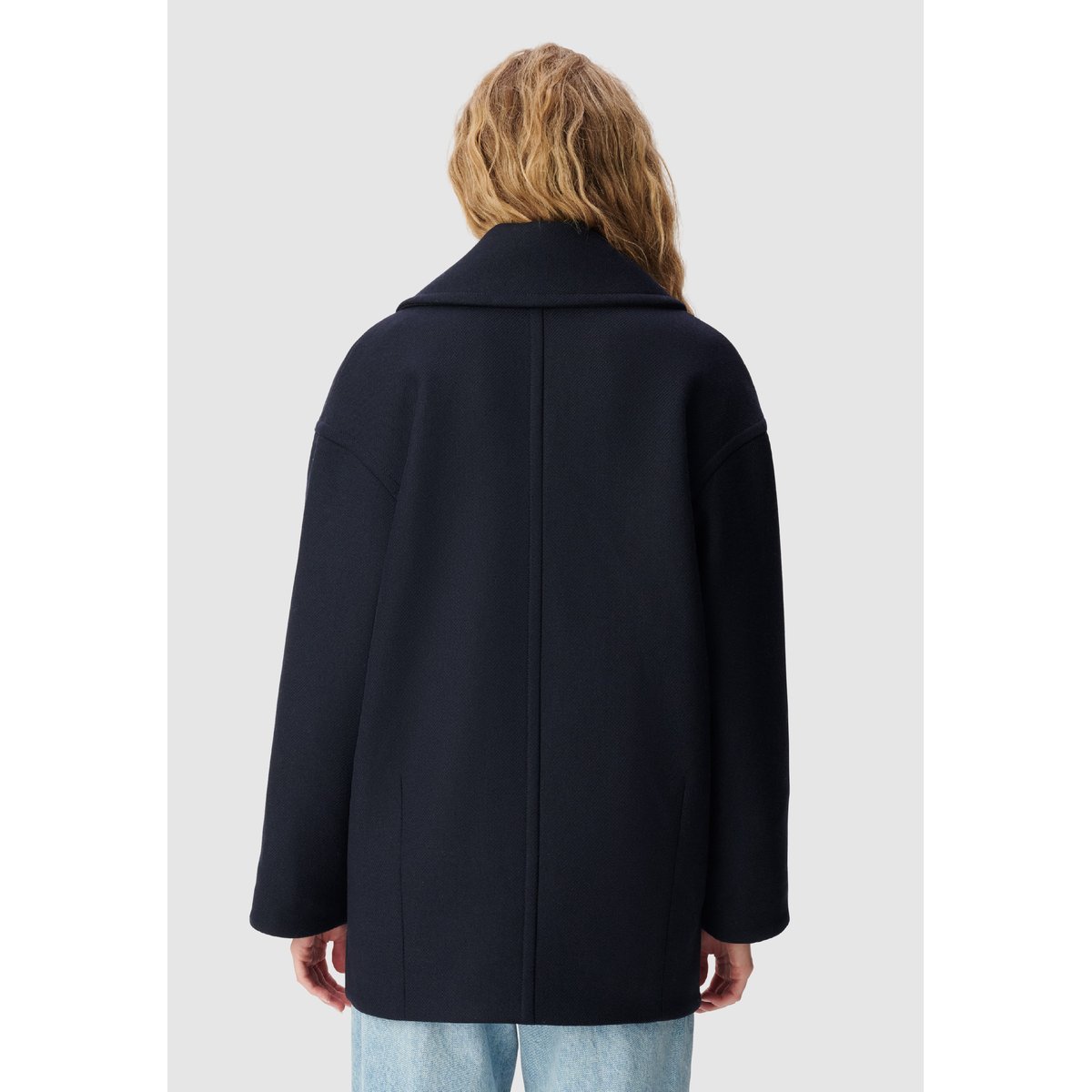 Caban lainage bleu marine, IKKS