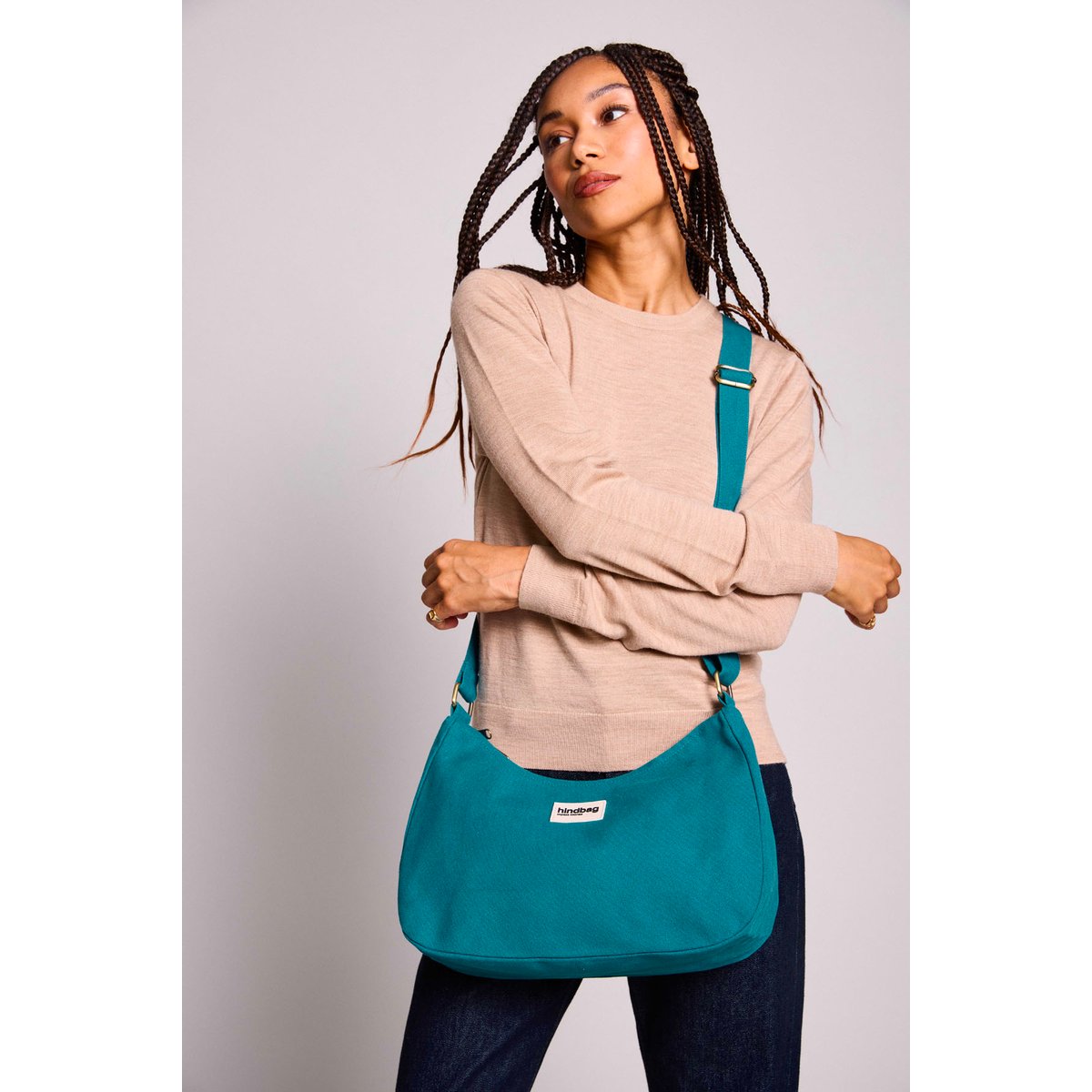 Sac ROSA bleu paon, HINDBAG