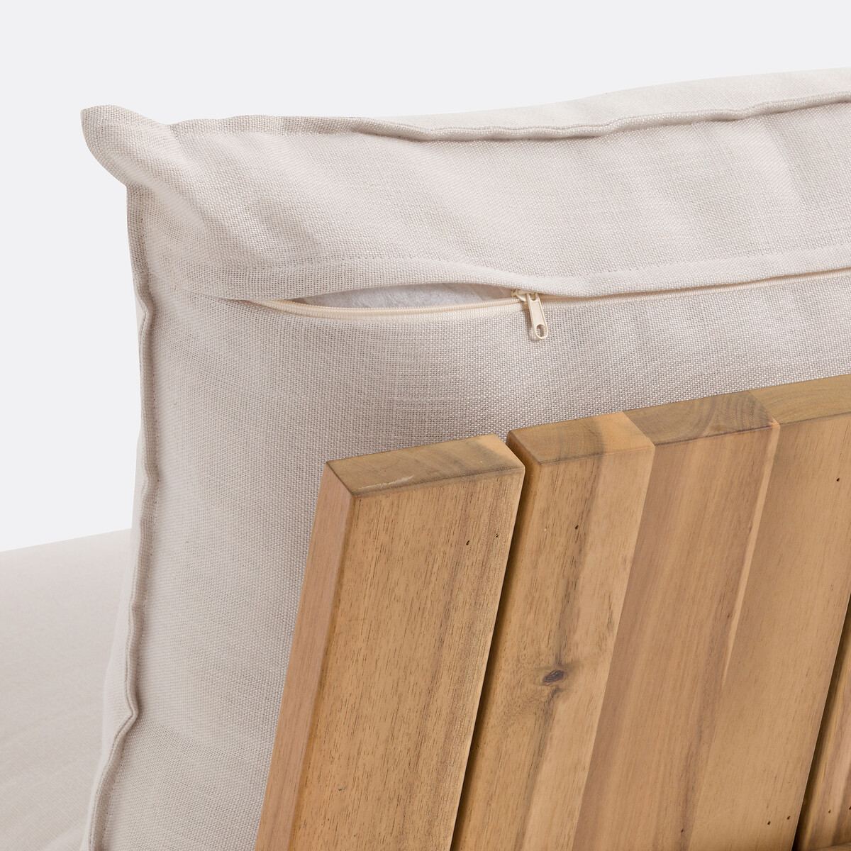 Fauteuil de jardin, acacia, Brut acacia, LA REDOUTE INTERIEURS